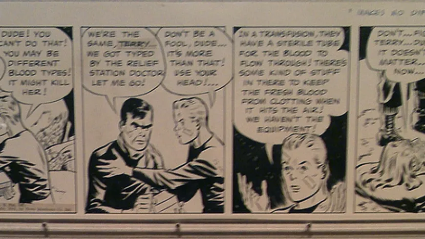 Terry y los piratas de Milton Caniff y la representación de la historia