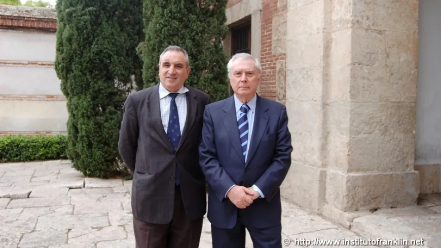 Javier Rupérez, antiguo Embajador de España en Washington, visita el Instituto Franklin