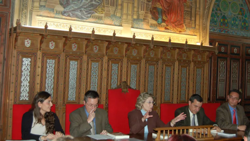 La presentación del libro &quot;Historia de la Nueva México&quot; de Gaspar de Villagrá reúne a más de 70 alcalaínos