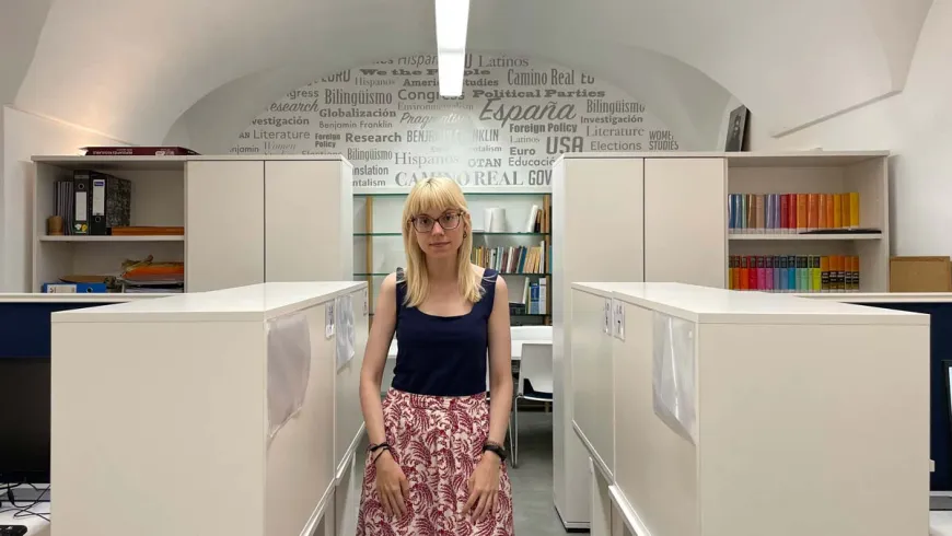 El Instituto Franklin-UAH recibe a Laura Roldán, beneficiaria de la Ayuda Washington Irving 2022