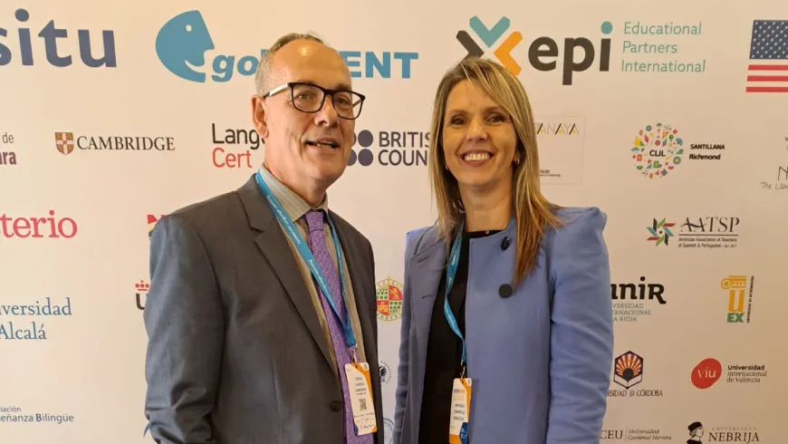 Angela Sauciuc, directora de Programas y Formación Docente del Instituto Franklin-UAH, participó en el IX Congreso Internacional de Enseñanza Bilingüe en Centros Educativos 2023