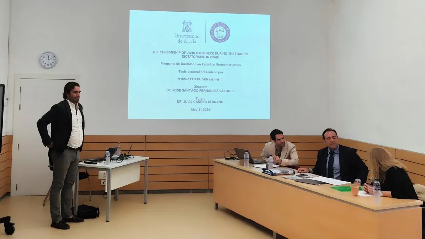 Defensa de tesis de Stewart Strider Merritt  &quot;The Censorship of John Steinbeck During the Franco Dictatorship in Spain&quot;