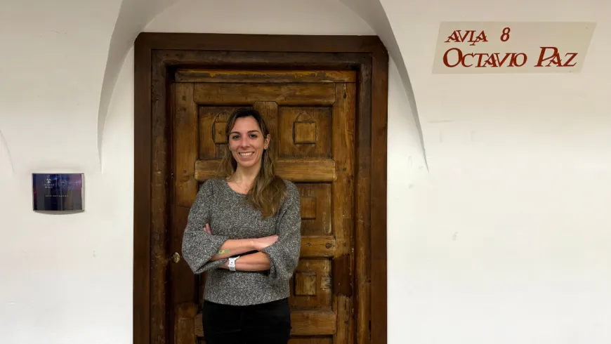 Manuela Di Franco, beneficiaria de la Ayuda Giner de los Ríos 2025-2026, inicia su estancia de investigación en el Instituto Franklin-UAH