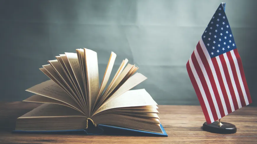 Book & Flag