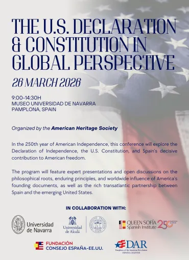 Póster - Seminario "La Declaración y la Constitución de EE. UU. en Perspectiva Global"