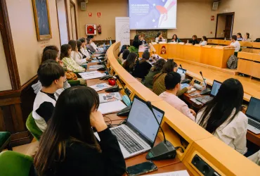 Asistentes del ciclo de eventos sobre las elecciones de medio mandato en Estados