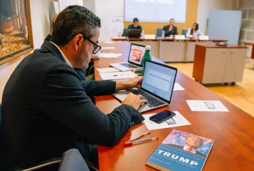 Asistentes al seminario "En un lugar al sur de Europa. La imagen de España en Estados Unidos"