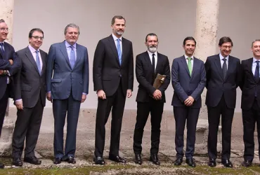 Su Majestad el Rey entregó el Galardón Camino Real del Instituto Franklin-UAH al actor Antonio Banderas