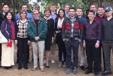 Alumnos de Curry College visitan el Instituto Franklin-UAH