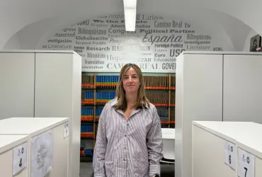 Eva Van de Wiele, beneficiaria del programa &quot;Giner de los Ríos&quot; 2024-2025, comienza su estancia de investigación en el Instituto Franklin-UAH