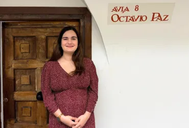 Amaia Soroa Bacaicoa, beneficiaria de la ayuda Washington Irving 2025, comienza su investigación en el Instituto Franklin-UAH